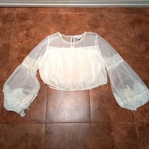 Forever 21 Lace Crop top 2x NWOT